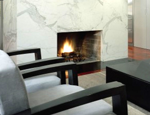 Solid Surface Fireplace